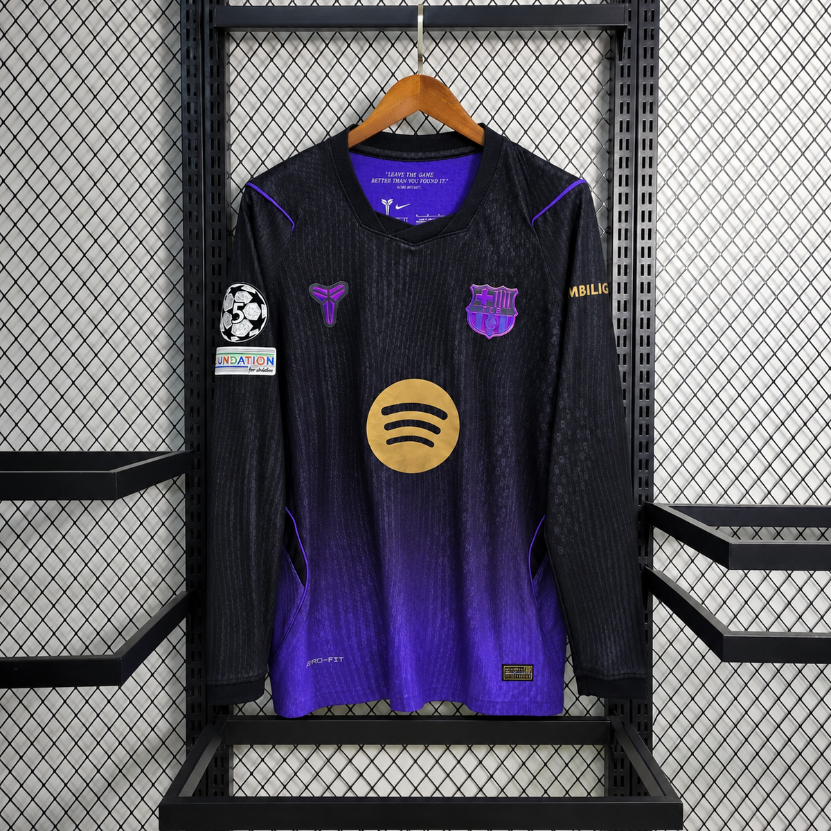 2026/2027 Long Sleeve Barcelona Away Football Shirt